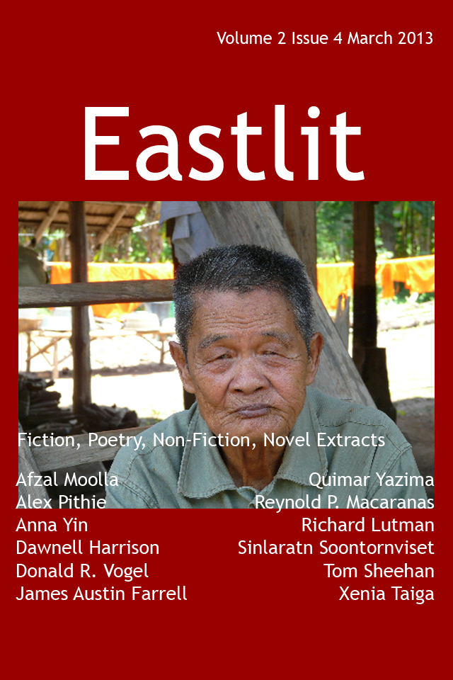 Eastlit Issue Four Cover: The picture is "Lifetime" by Sinlaratn Soontornviset. It is printed with permission. The cover design is by Graham Lawrence.