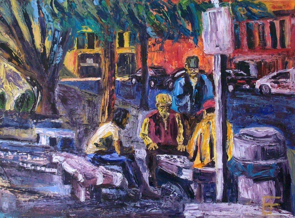 Eastlit January 2015: allen forrest_seattle_asiatown_the_players_oil_on_canvas_18x24_2011