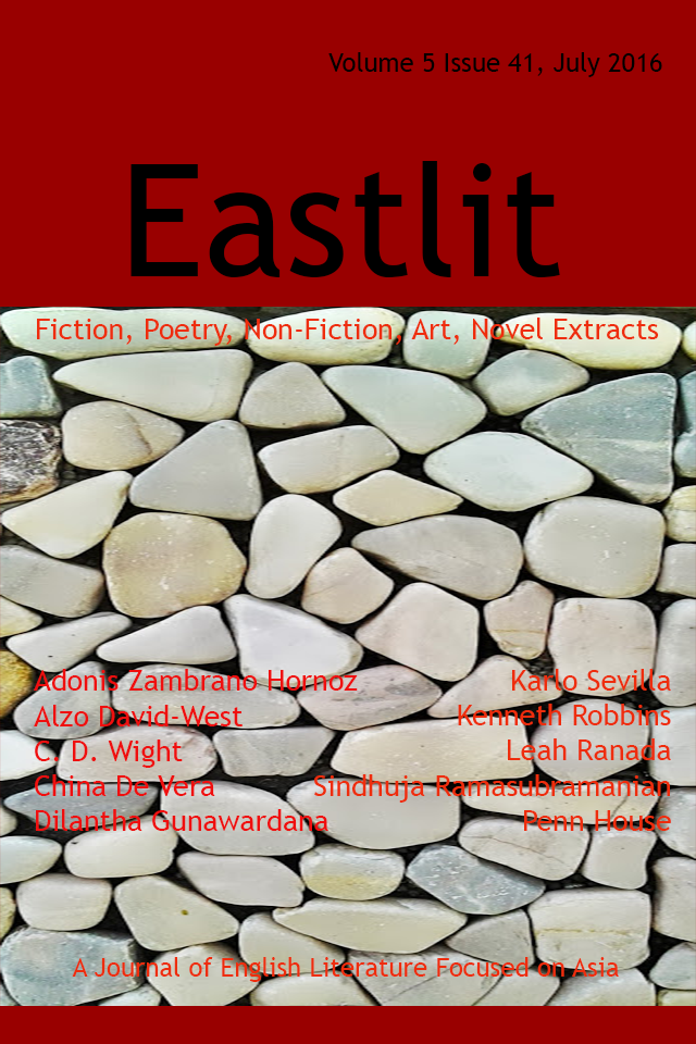 Eastlit July 2016 Cover Picture: The Wall by Graham Lawrence. Cover design by Graham Lawrence. Copyright photographer, Eastlit and Graham Lawrence.