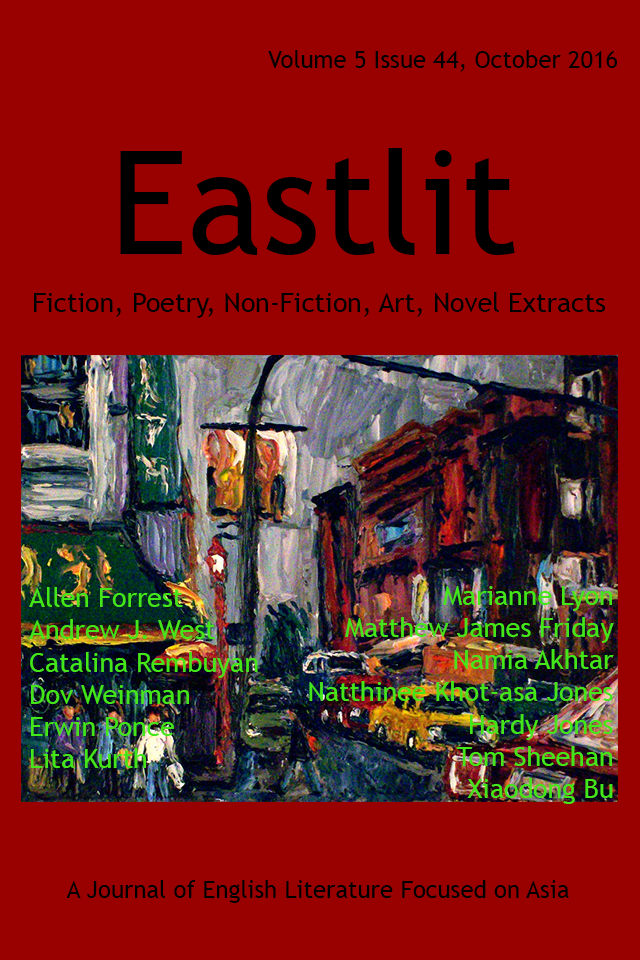 Eastlit October 2016 Cover Picture: Vancouver Chinatown Hustle & Bustle by Allen Forrest. Cover design by Graham Lawrence. Copyright photographer, Eastlit and Graham Lawrence.